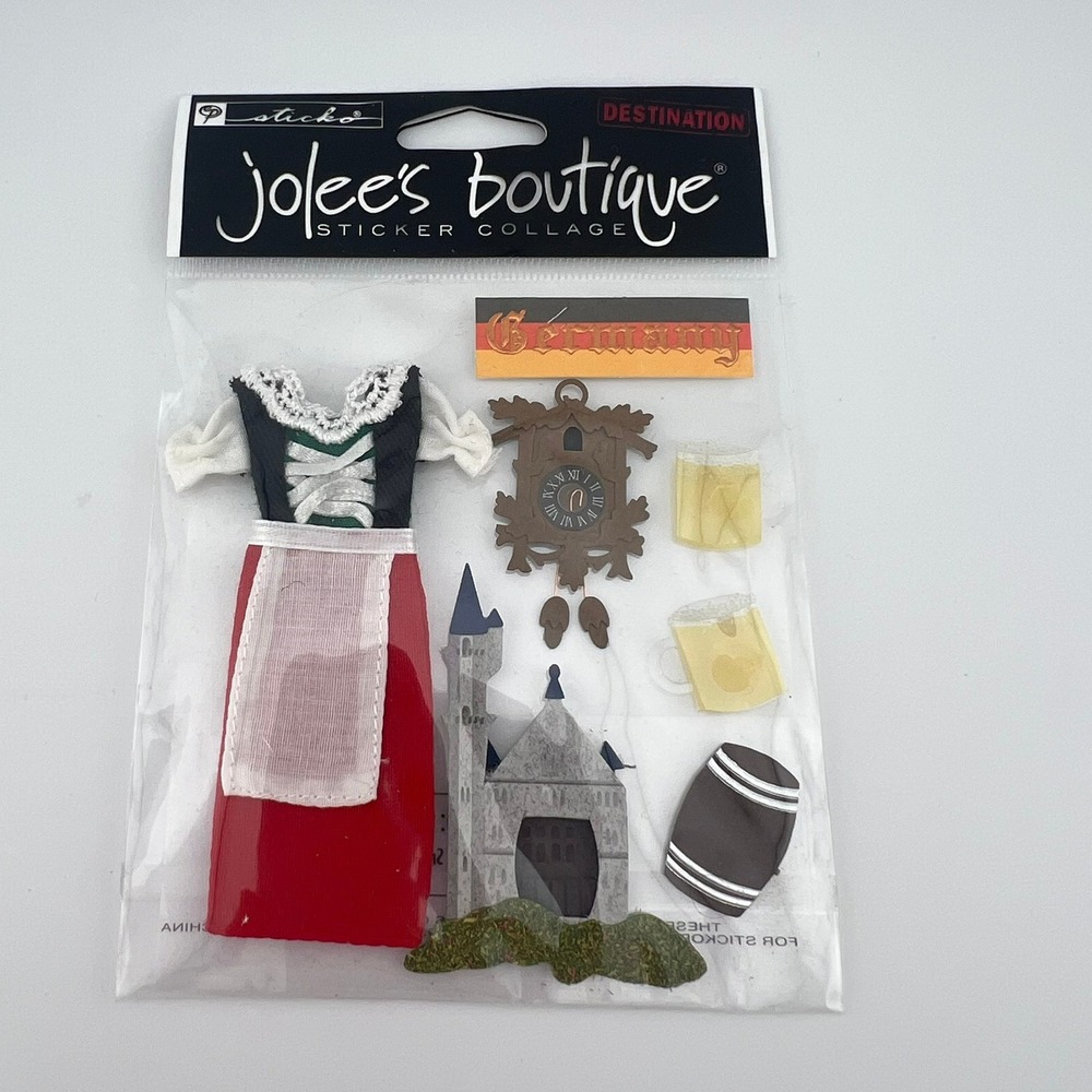 Jolee's Boutique Germany Sticker Collage Destination Scrapbook Embellishments